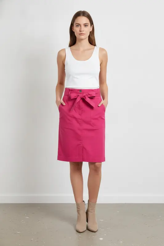 Jupe Ceinturée Rose - Taille XL/42