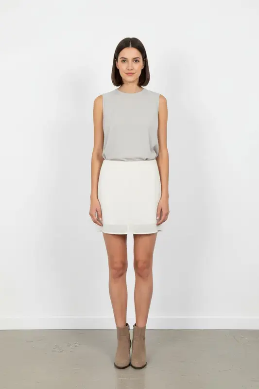 Jupe Courte Blanche - Taille S/36