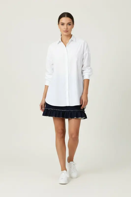 Jupe Courte Bleue - Taille L/40
