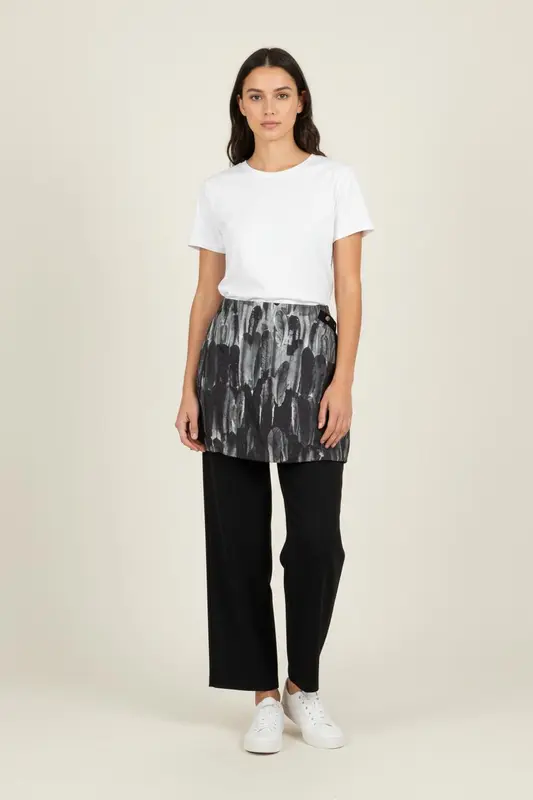 Jupe Courte Grise et Noire - Taille XS/34