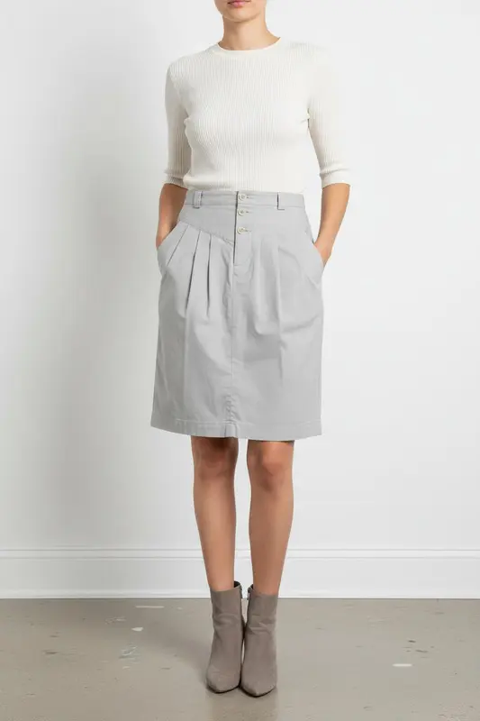 Jupe Courte Grise - Taille S/36
