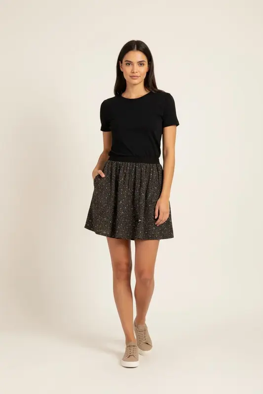 Jupe courte noire - Taille S/36