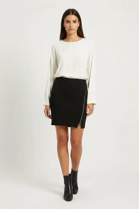 Jupe Courte Noire - Taille XS/34