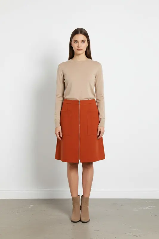 Jupe Courte Orange - Taille XXL/44