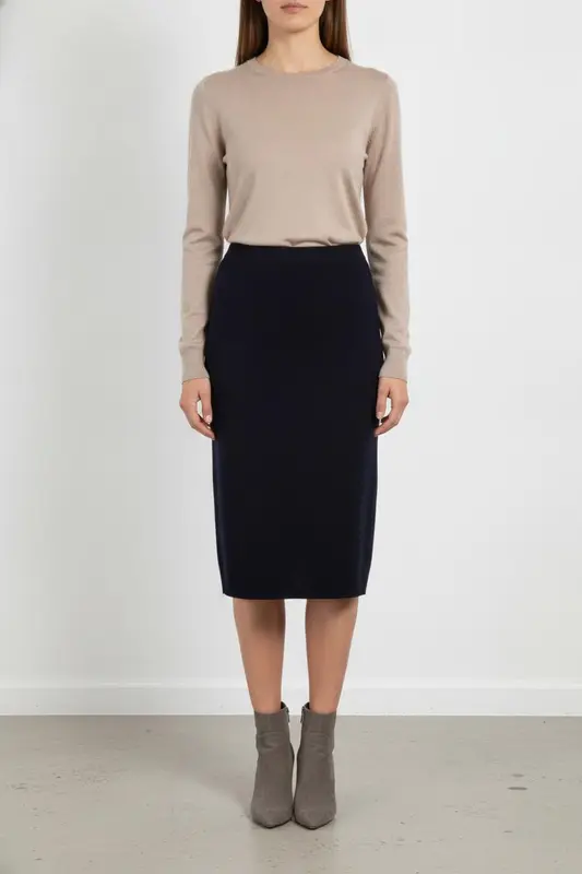 Jupe Crayon Bleue - Taille XXXL/46