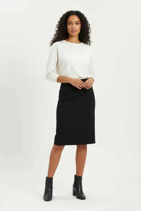Jupe Crayon Noire - Taille XXL/44