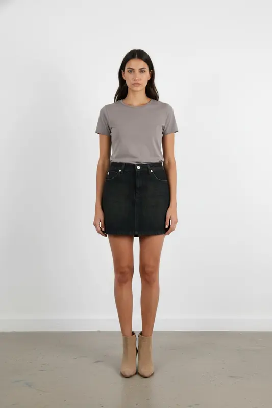 Jupe en Jean Noire - Taille S/36