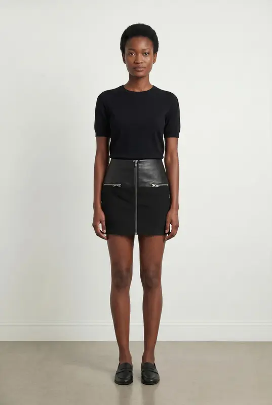 Jupe Évasée Noire - Taille XS/34