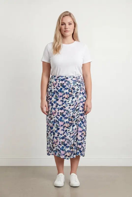 Jupe Longue Multicolore - Taille XXL/44