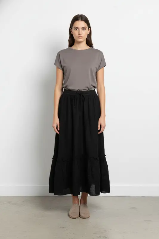Jupe Longue Noire - Taille L/40 - imparfaites