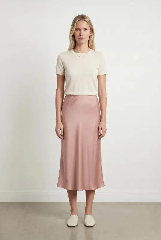 Jupe Longue Rose - Taille M/38