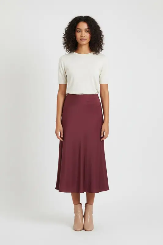 Jupe Longue Violette - Taille L/40