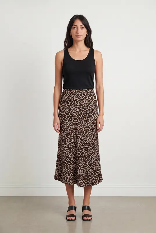 Jupe Midi Léopard - Taille M/38