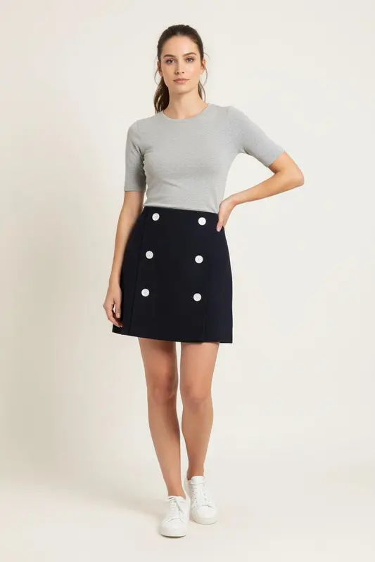 Jupe Patineuse Bleue - Taille M/38