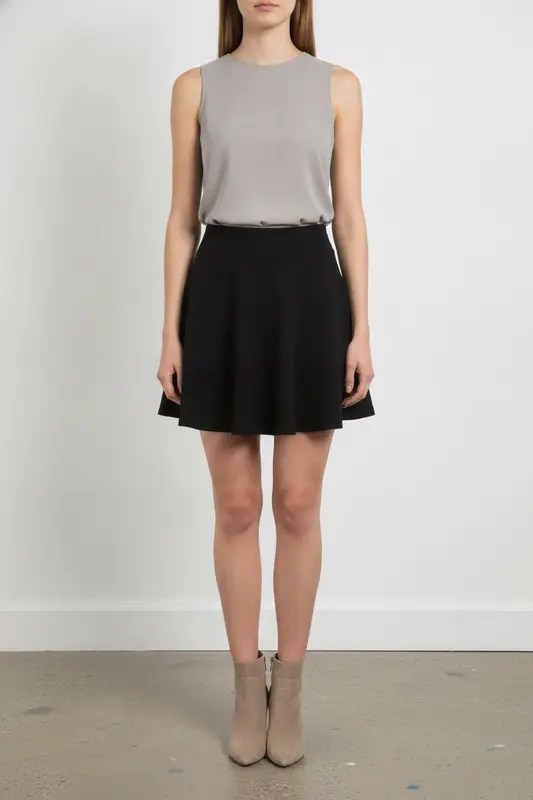 Jupe Patineuse Noire - Taille T.U.
