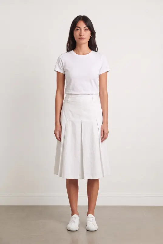 Jupe Plissée Blanche - Taille M/38