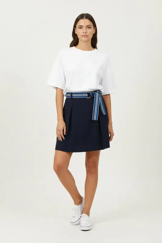 Jupe Plissée Bleue - Taille M/38