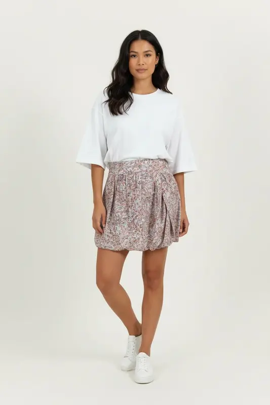 Jupe Plissée Multicolore - Taille XS/34