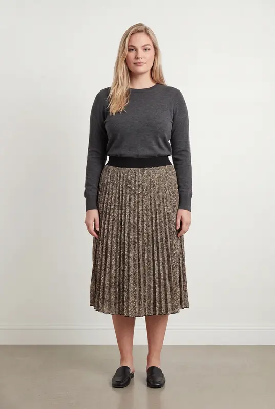 Jupe Plissée Multicolore - Taille XXL/44
