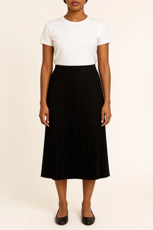 Jupe Plissée Noire - Taille S/36