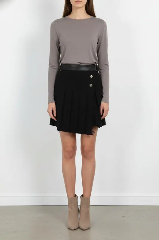 Jupe Plissée Noire - Taille XL/42
