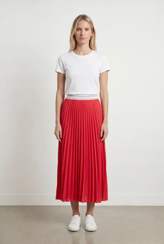 Jupe Plissée Rose - Taille M/38