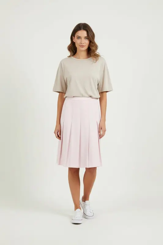 Jupe Plissée Rose - Taille XL/42