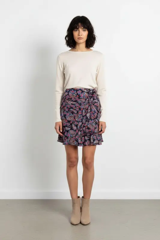 Jupe Portefeuille Multicolore - Taille S/36