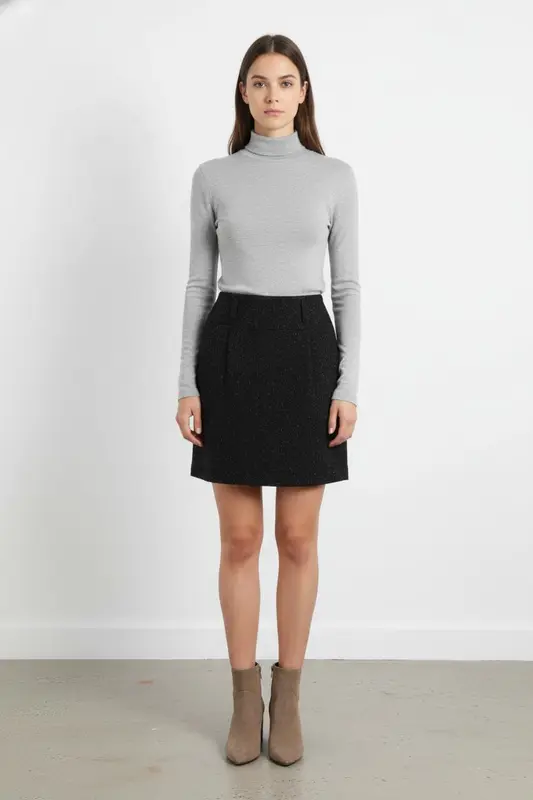 Jupe Short Noire - Taille S/36