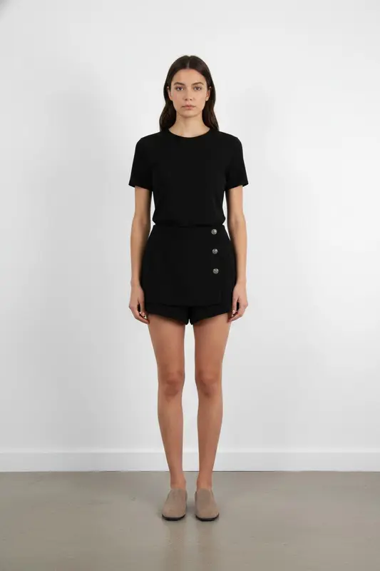 Jupe Short Noire - Taille XS/34