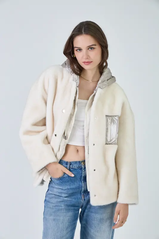 KAYRA - Veste en fausse fourrure