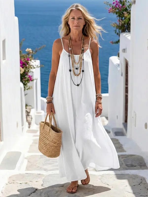 Keira - Robe Maxi Décontractée Légère