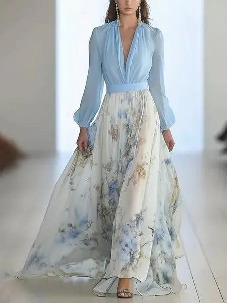Kennedy - Robe Maxi Été Élégante