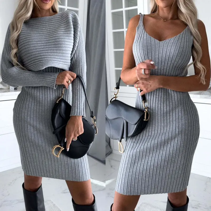 Kerstin - Élégante Robe Automne-Hiver