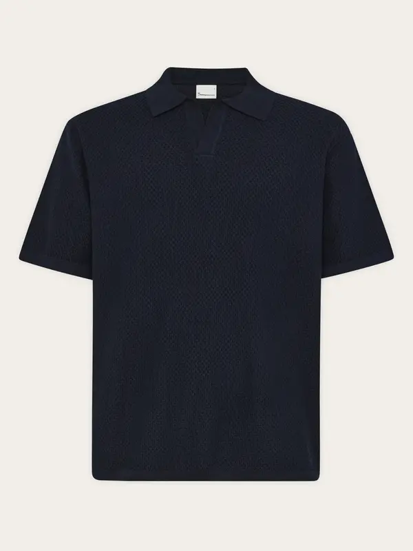 Knitted polo - Night Sky