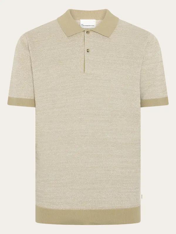 Knitted polo - Twill