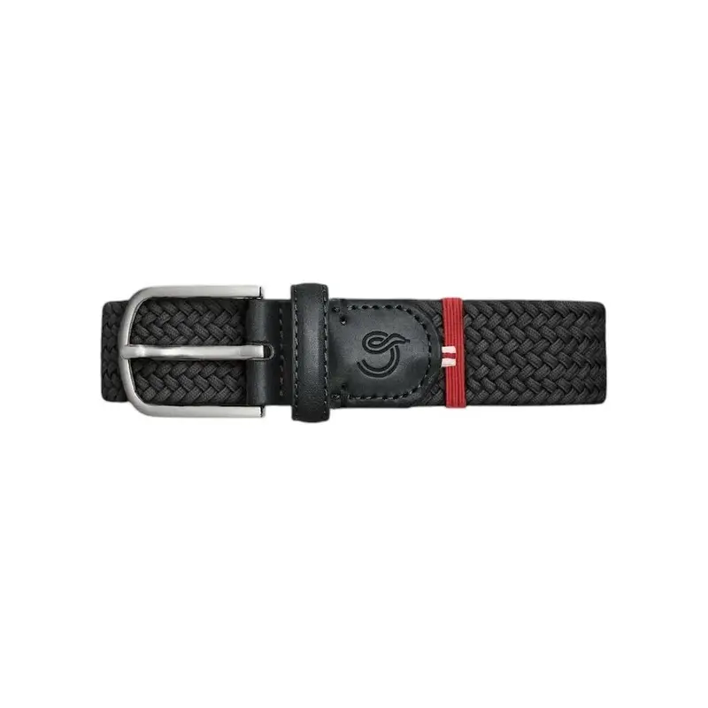 La Boucle ceinture homme noir LONDON MONO BLACK