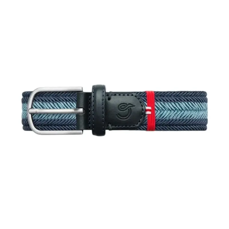 La Boucle ceinture hommes bleu Sheffield chevron club