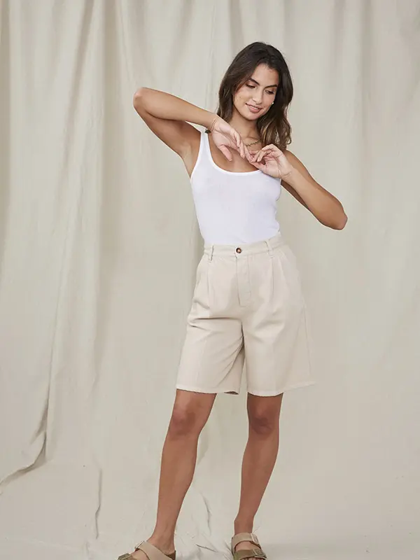 LABDIP Bermuda Bianca en coton