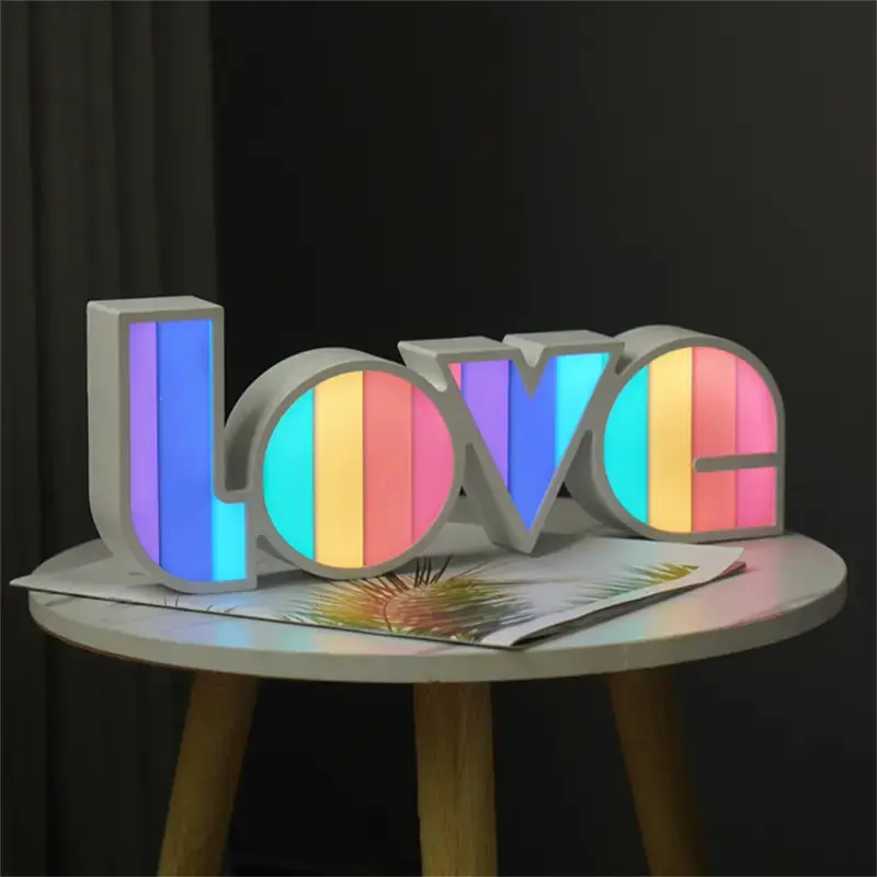 Lampe arc-en-ciel rayonnante
