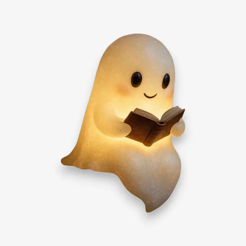 Lampe de bureau LED fantôme lisant un livre