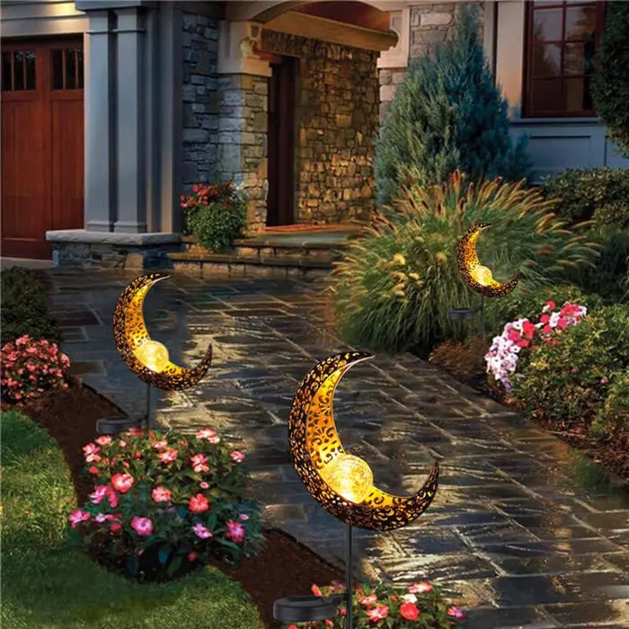 Lampe de jardin solaire céleste