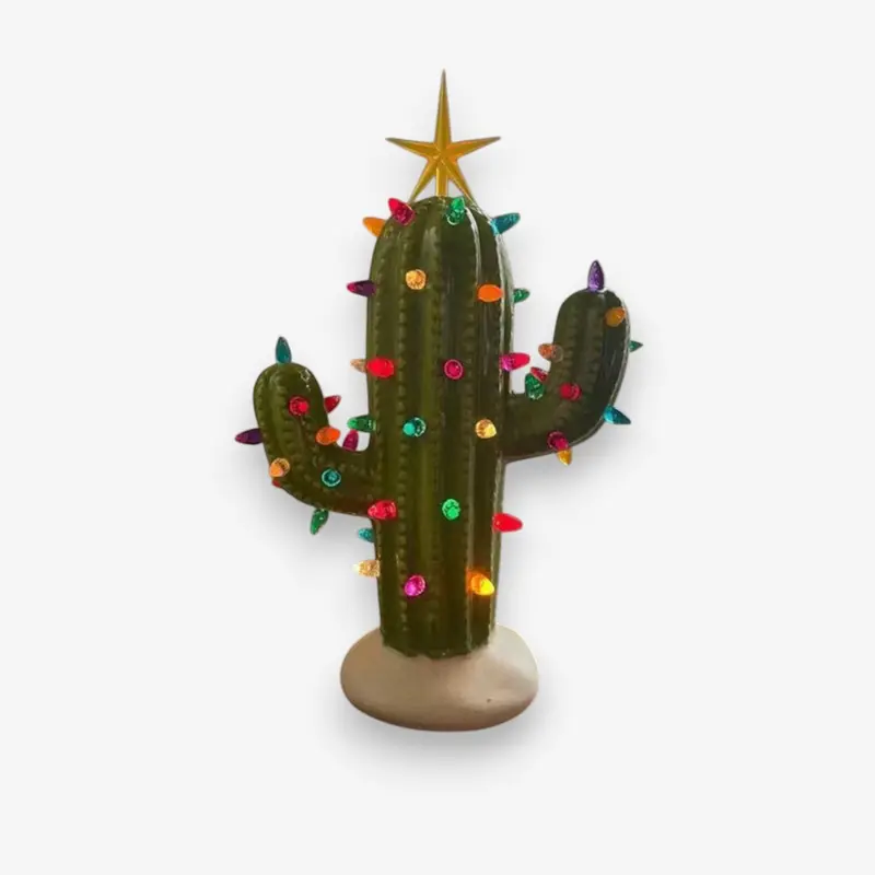 Lampe de table LED cactus décorative