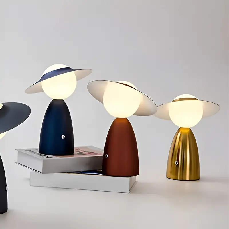 Lampe de table LED portable avec chargement sans fil