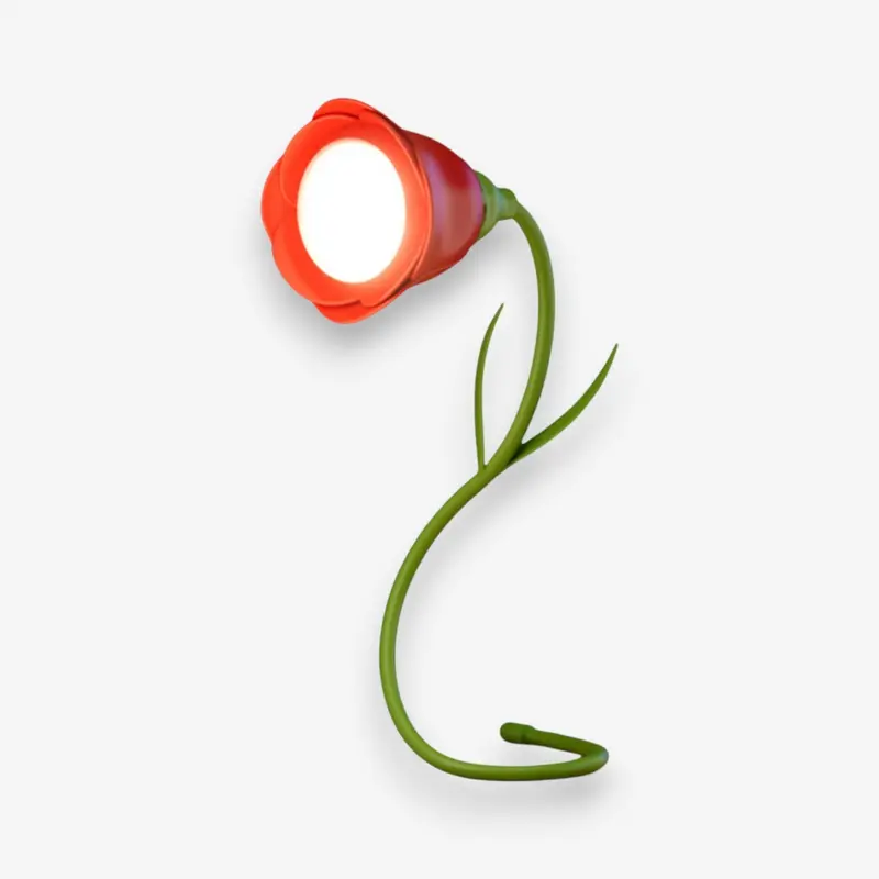 Lampe de table LED portable rose