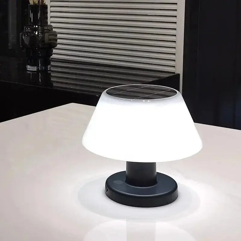 Lampe de table LED solaire rechargeable