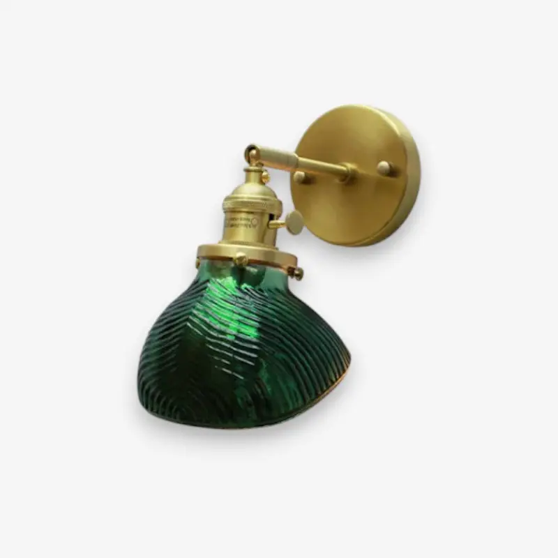 Lampe murale LED vintage en verre