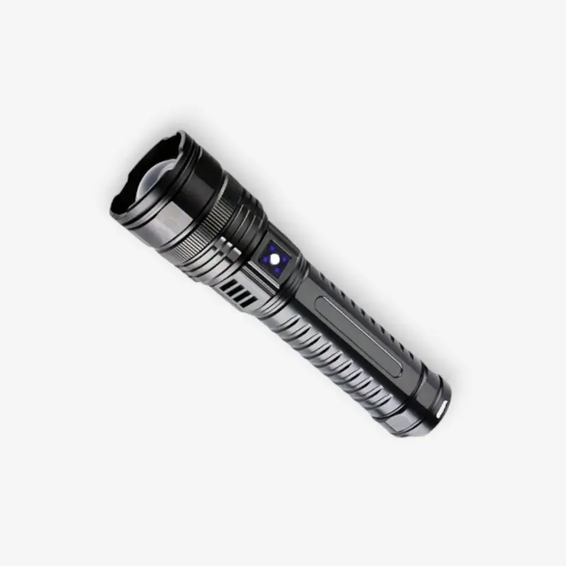 Lampe torche LED rechargeable USB avec zoom réglable