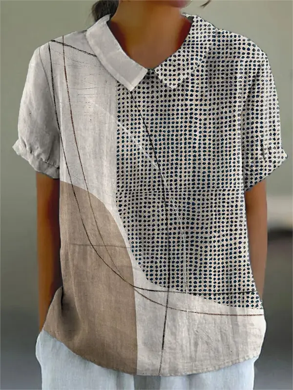 Lana - Chemise Abstraite Moderne