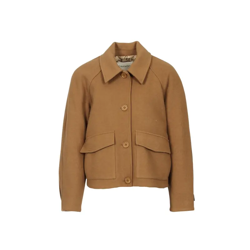 LAUREN (REF. 65360) CAFE- VESTE EN LAINE MELANGEE